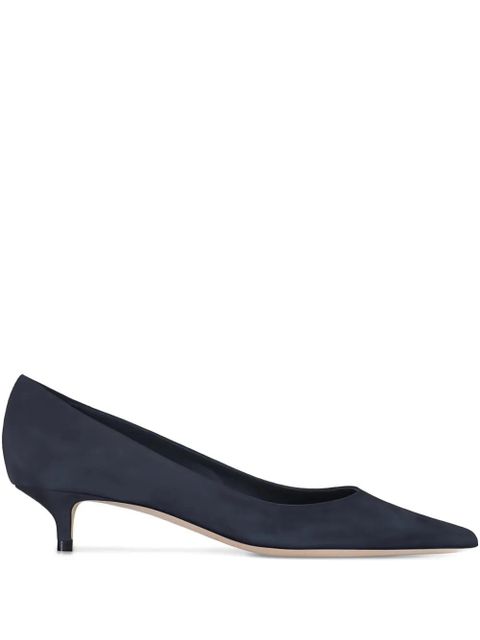 Jimmy Choo Amelia pointed-toe suede pumps - Blue - zdjęcie produktu nr 1