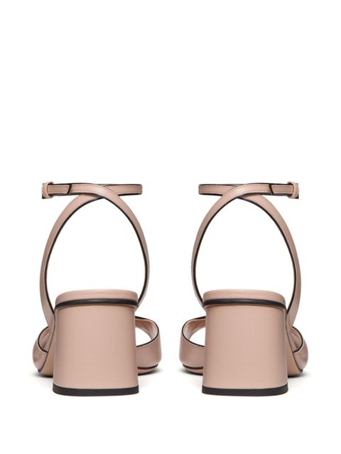 Valentino Garavani VLogo 60mm leather sandals - Pink