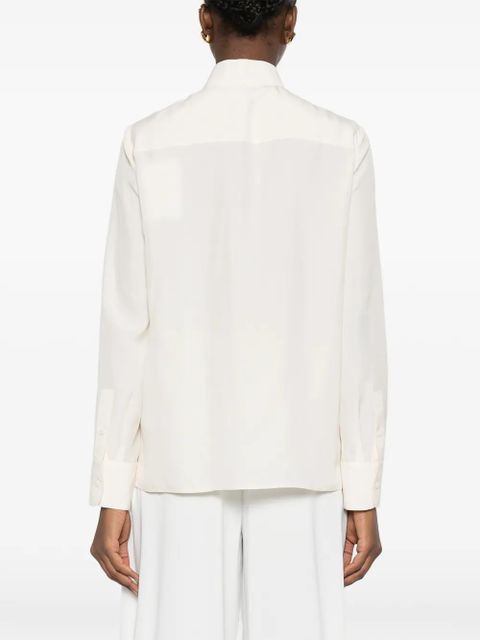 Givenchy tie neck blouse - Neutrals
