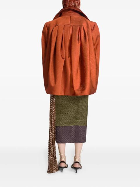 DRIES VAN NOTEN double-breasted jacket - Orange