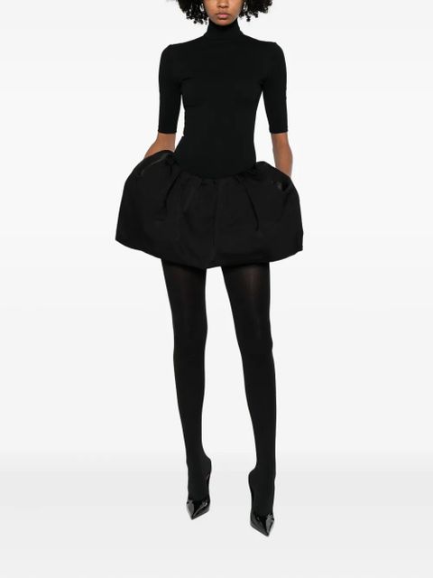 Magda Butrym roll-neck puffball mini dress - Black - zdjęcie produktu nr 2
