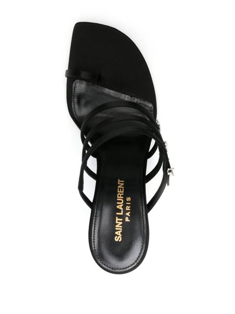 Saint Laurent 95mm Jerry sandals - Black