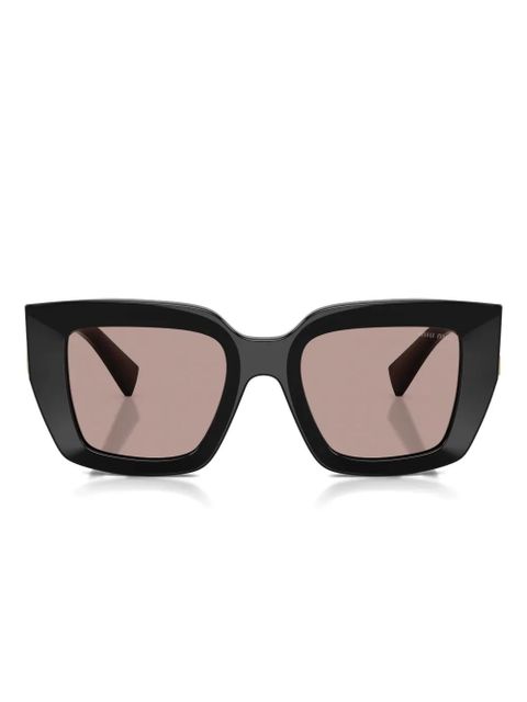 Miu Miu Eyewear square-frame sunglasses - Black - zdjęcie produktu nr 1