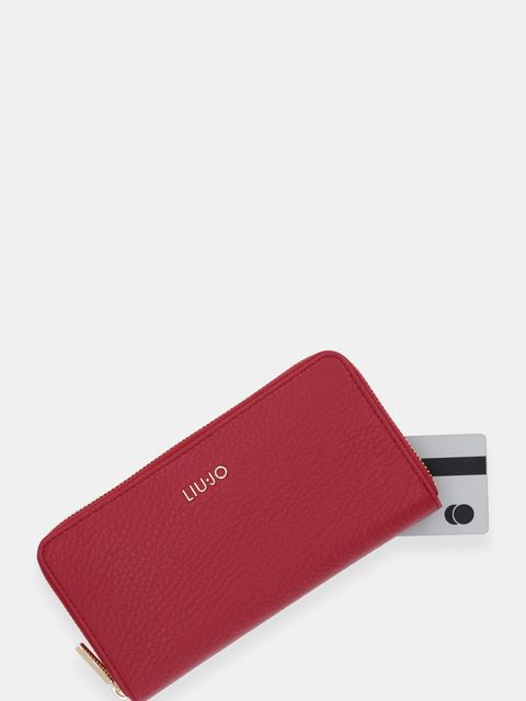 Liu Jo portfel damski kolor czerwony AA6170 E1109