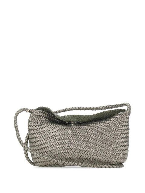 DRAGON DIFFUSION Corsina interwoven shoulder bag - Grey