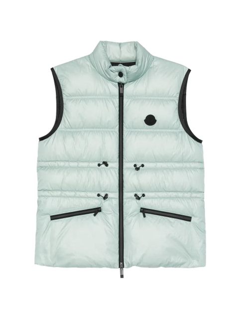 Moncler drawstring padded gilet - Green - zdjęcie produktu nr 1