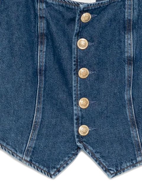 Reformation Bo denim top - Blue