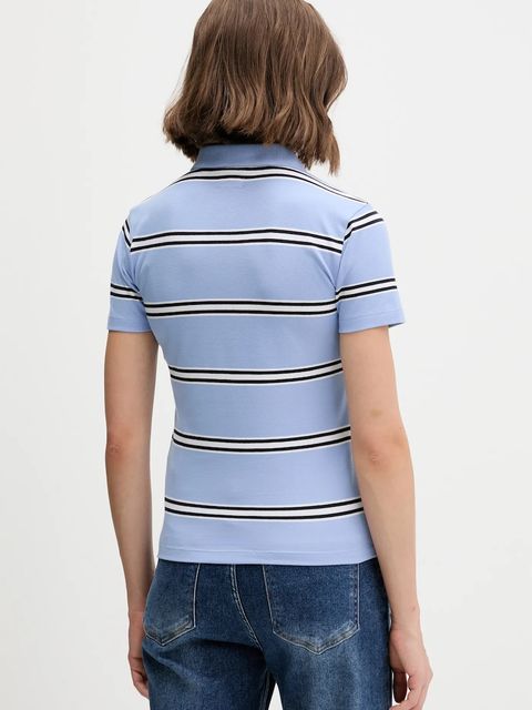 Guess Jeans polo damski kolor niebieski W5YP40 KCYR1