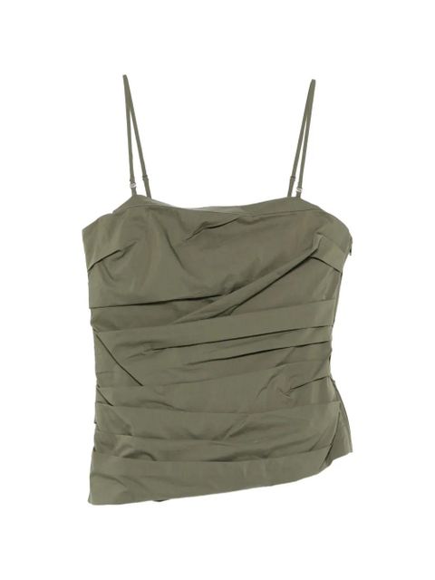 Simkhai gathered top - Green - zdjęcie produktu nr 1