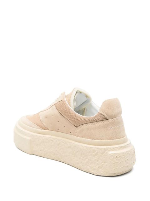MM6 Maison Margiela suede-panelled sneakers - Neutrals - zdjęcie produktu nr 2
