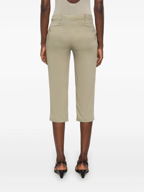The Frankie Shop Lior belt-loops trousers - Green