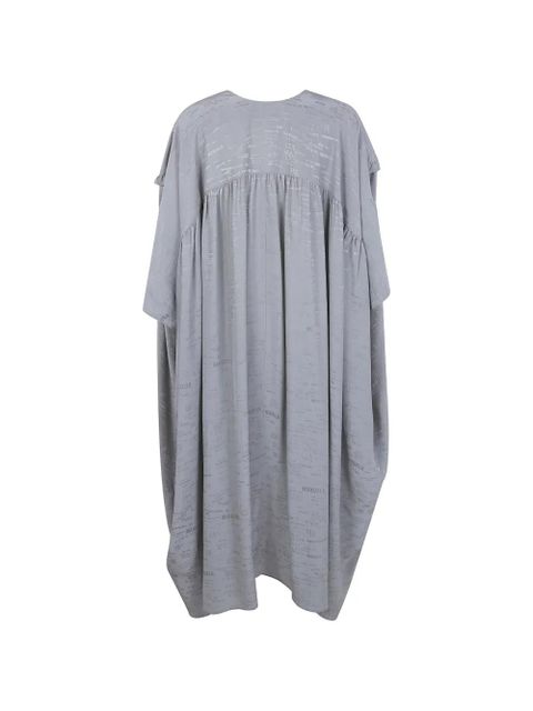MM6 Maison Margiela ruffled V-neck dress - Grey - zdjęcie produktu nr 2