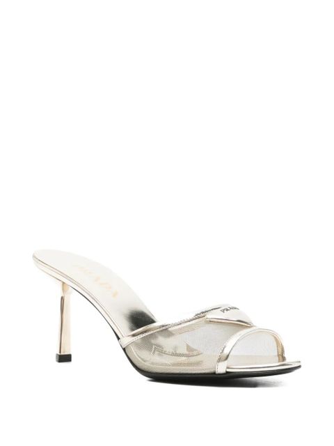 Prada metallic finish sandals - Gold - zdjęcie produktu nr 2