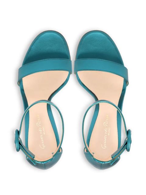 Gianvito Rossi buckle-detail ankle-strap sandals - Blue