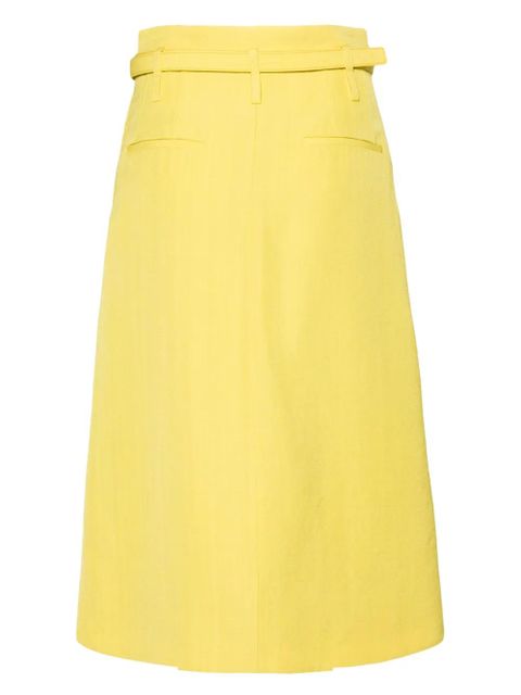 Jil Sander 66 A-line midi skirt - Green - zdjęcie produktu nr 2