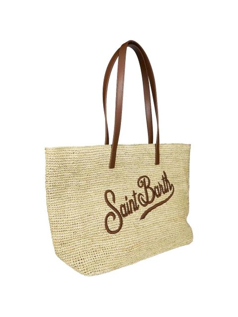 MC2 Saint Barth logo-embroidered tote bag - Neutrals