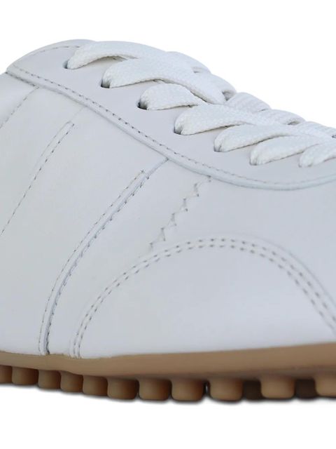 Tod's lace-up panelled trainers - White