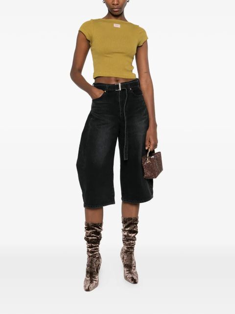 Jean Paul Gaultier ribbed label T-shirt - Green - zdjęcie produktu nr 2