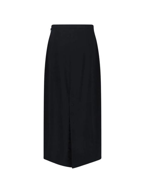 The Row Edric wool midi skirt - Black - zdjęcie produktu nr 2