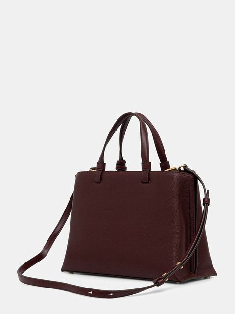 Dkny torebka skórzana kolor czerwony R44D1I53