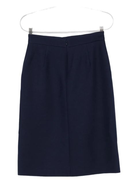 Valentino Garavani belted midi skirt - Blue