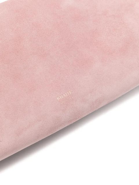 KHAITE Audrey lock clutch bag - Pink