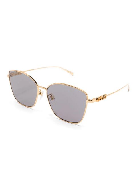 Gucci Eyewear butterfly-frame sunglasses - Gold - zdjęcie produktu nr 2