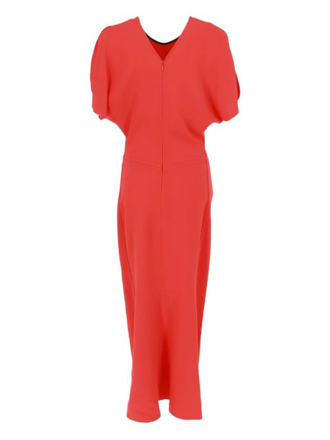 Victoria Beckham Bela gathered-waist midi dress - zdjęcie produktu nr 2