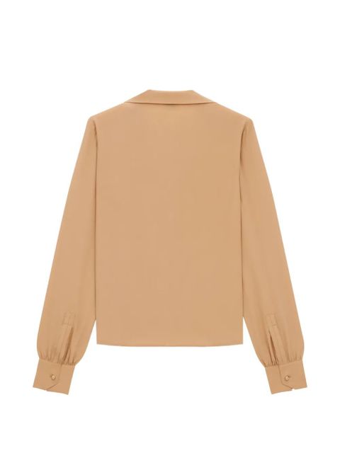 Saint Laurent classic-collar blouse - Neutrals - zdjęcie produktu nr 2