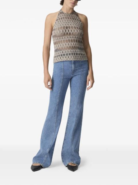 Missoni halterneck patterned top - Neutrals - zdjęcie produktu nr 2