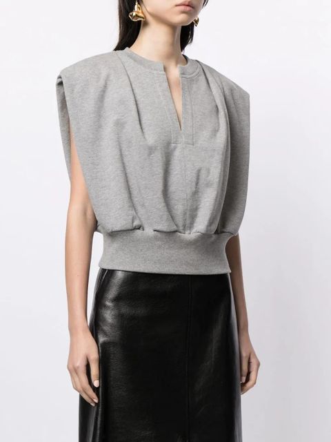 3.1 Phillip Lim French Terry sleeveless top - Grey - zdjęcie produktu nr 2