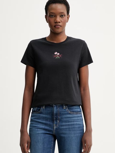 Levi's t-shirt bawełniany LS THE PERFECT TEE CACTUS FLOWER
