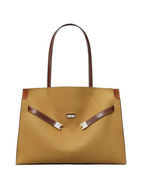 Tory Burch Lee Radziwill canvas tote - Neutrals - zdjęcie produktu nr 1
