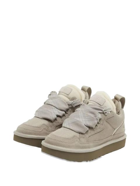 UGG Lowmel ribbon lace-up slippers - Neutrals