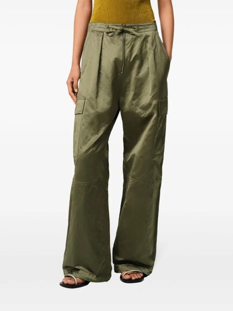 AMI Paris zipped cargo pants - Green
