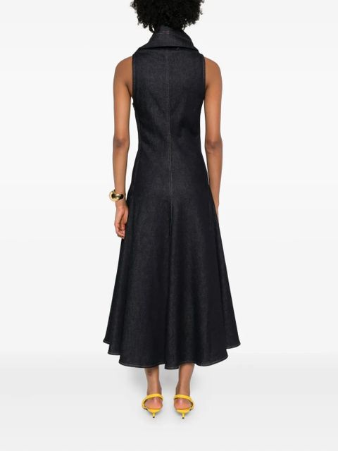 Jacquemus sleeveless flared day dress - Blue