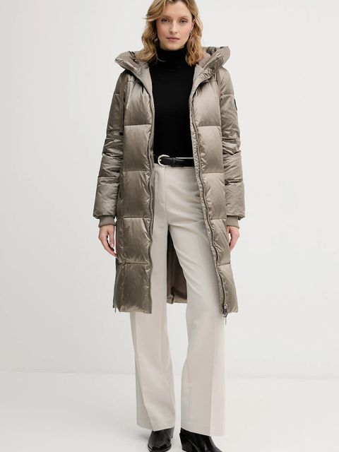 Mos Mosh kurtka puchowa damska kolor szary zimowa - zdjęcie produktu nr 2