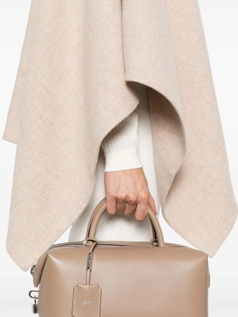 Max Mara asymmetric-hem poncho - Neutrals