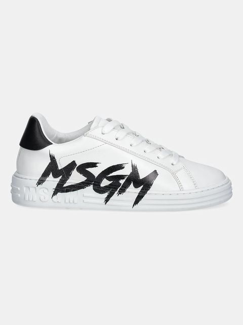 MSGM sneakersy skórzane - zdjęcie produktu nr 1