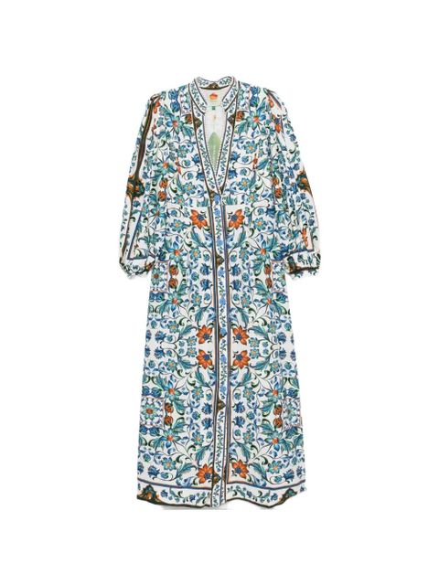 FARM Rio floral-print maxi dress - White - zdjęcie produktu nr 1