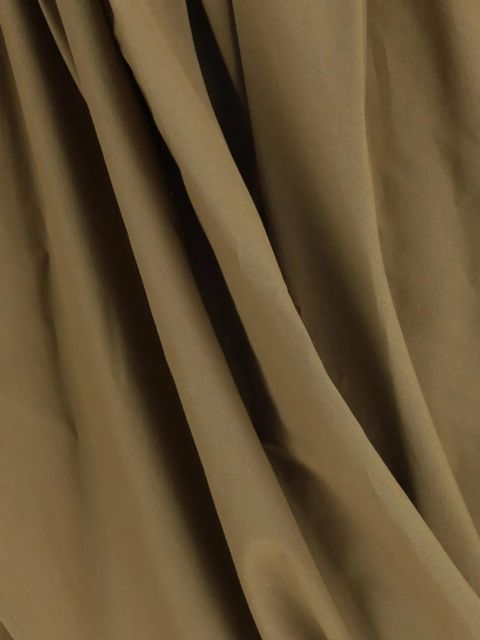 Chloé draped gathered-waist skirt - Green