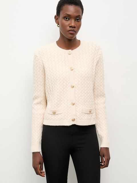 Answear.LAB kardigan damski kolor beżowy