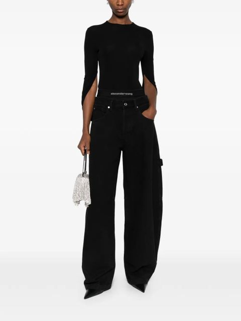 Alexander Wang draped blouse - Black - zdjęcie produktu nr 2