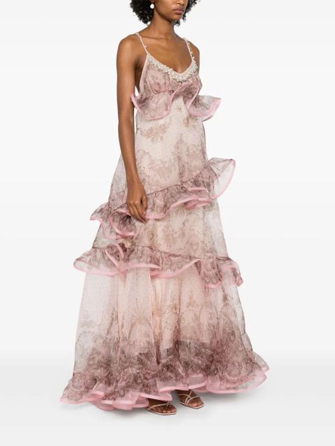 ZIMMERMANN Crush maxi dress - Pink