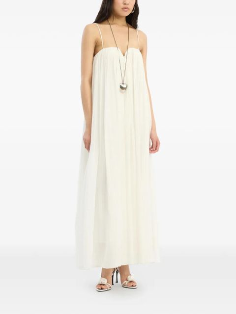 ROTATE BIRGER CHRISTENSEN pleated strap dress - White - zdjęcie produktu nr 2