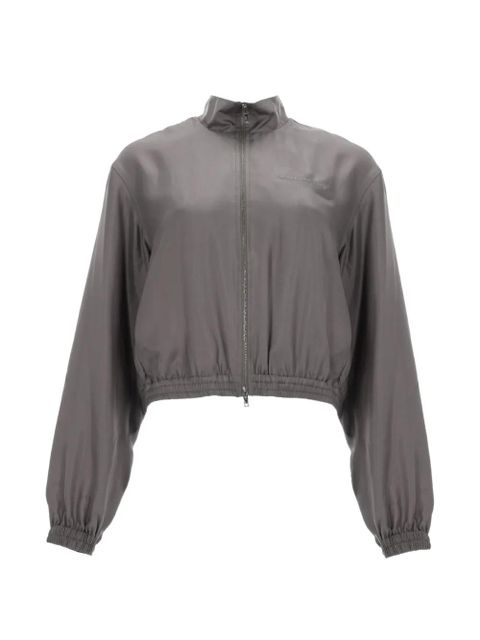 Alexander Wang zip silk jacket - Grey - zdjęcie produktu nr 1