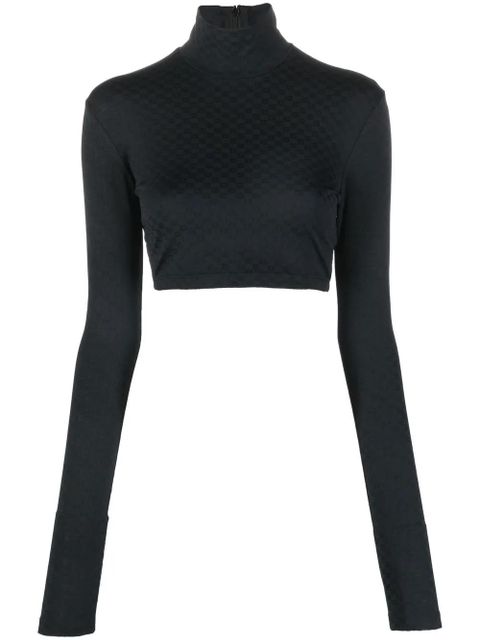 AMBUSH funnel-neck long-sleeve top - Black - zdjęcie produktu nr 1