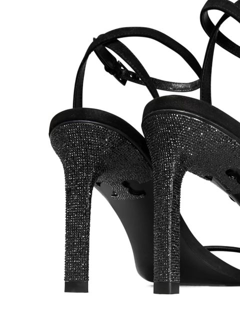 Tory Burch 90mm pavé heeled sandals - Black