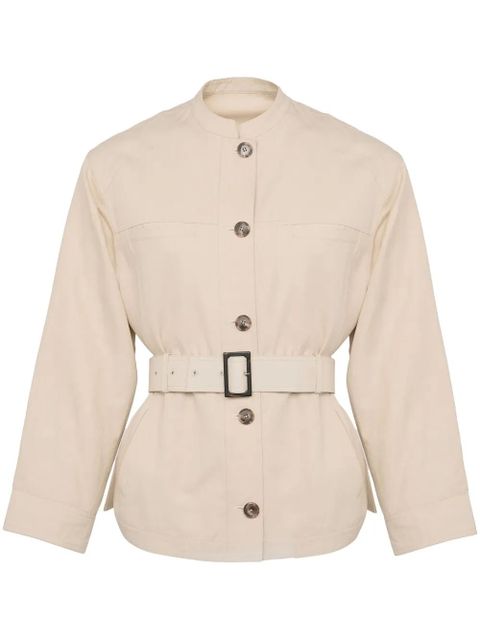 Yves Salomon belted jacket - Brown - zdjęcie produktu nr 1