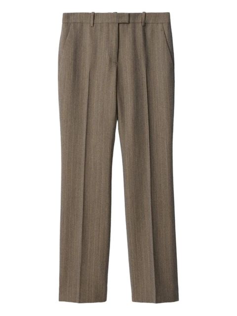 Burberry striped straight trousers - Grey - zdjęcie produktu nr 1